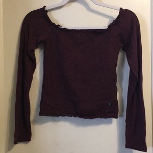 Scrunch style crop top